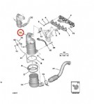 Citroen C4 B7 Katalizör Susturucu Orjinal
