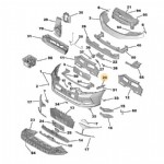Citroen Ds9 Ön Tampon Braketi Sağ Orjinal