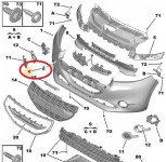 Peugeot 208 Ön Tampon Çeki Demir Kapağı İthal