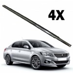 Peugeot 301 Cam Sıyırıcı Fitil Takımı Krom Ürün 4 Adet Set Orjinal