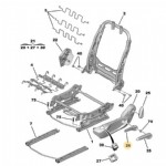 Peugeot 301 Koltuk Yükseklik Kol Mekanizması Orjinal