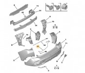 Peugeot 408 Arka Tampon Kamera Fiskiye Hortumu Orjinal