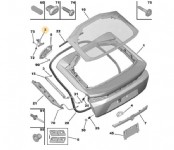 Peugeot 408 Bagaj Kapak Menteşesi Sol Orjinal