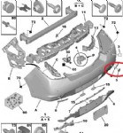 Peugeot 508 Arka Tampon Çeki Demir Kapağı Yansanayi